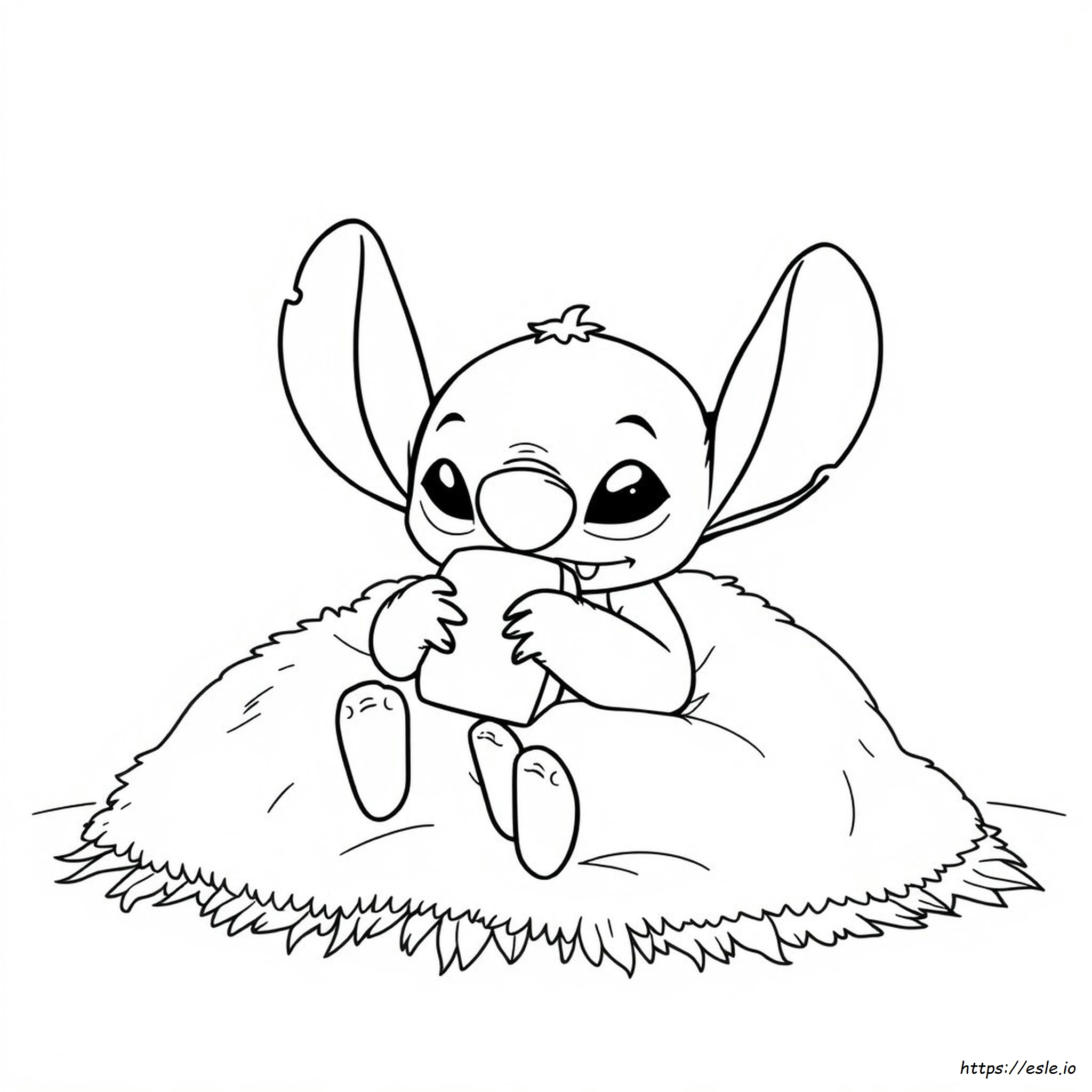 Stitch Coloring Page - Free Printable