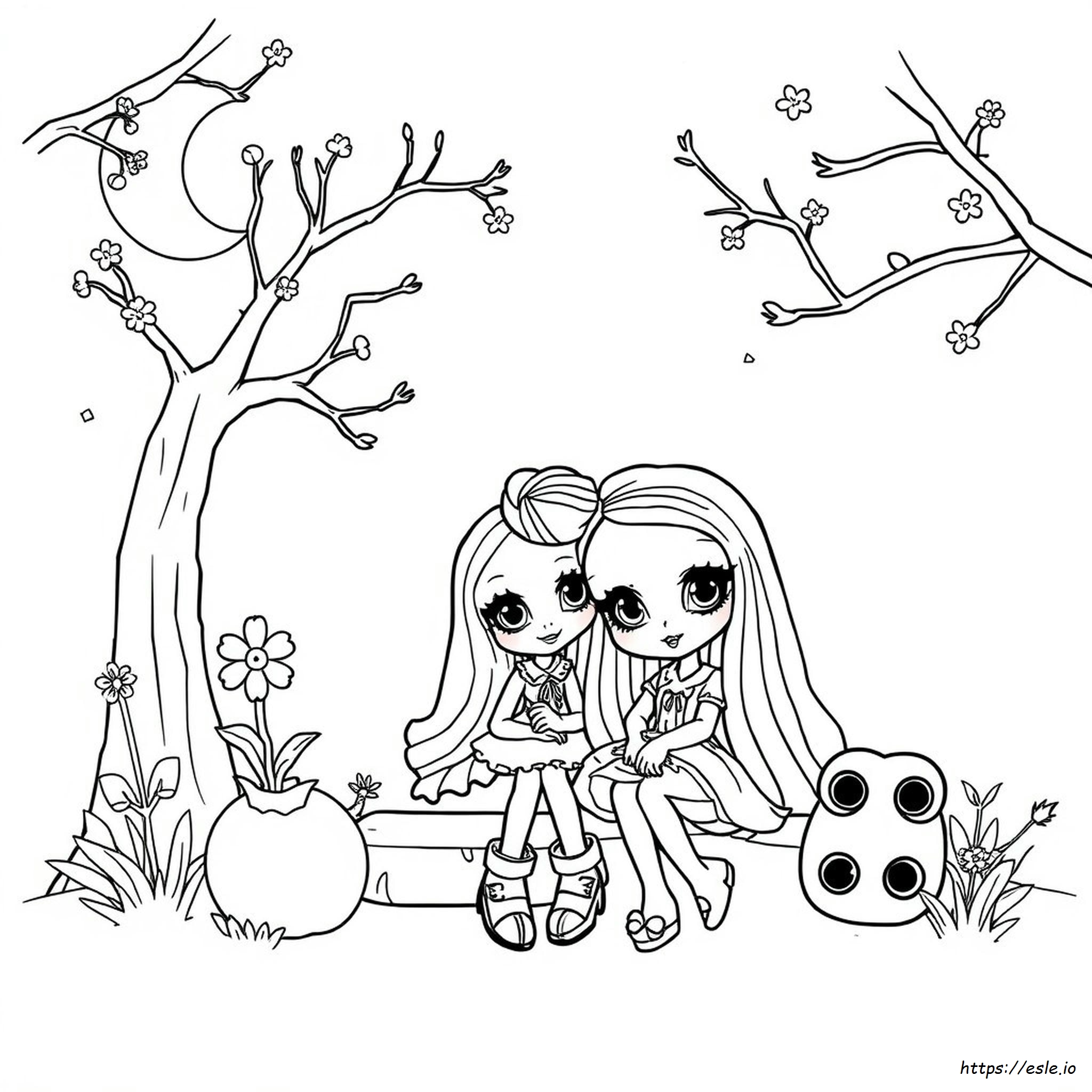 Cute Monster High Coloring Page