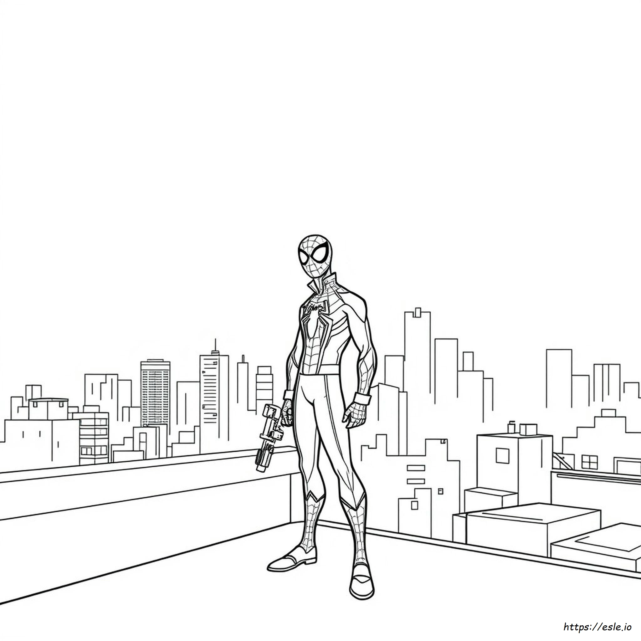 Libro Para Colorear De Miles Morales