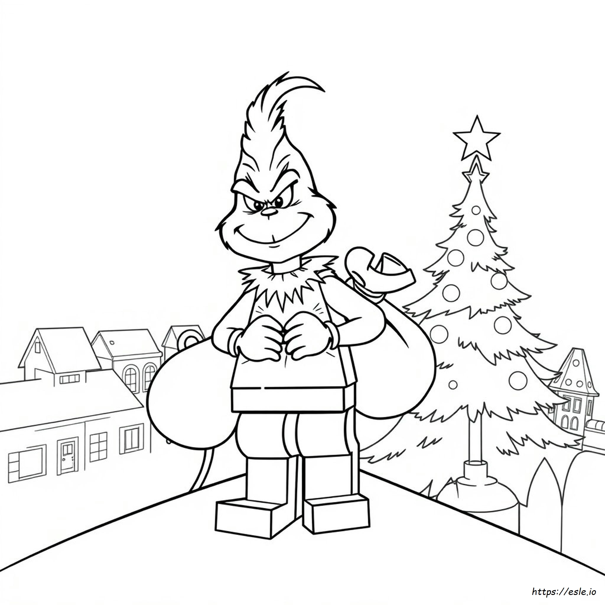 Lego Grinch Gambar Mewarnai