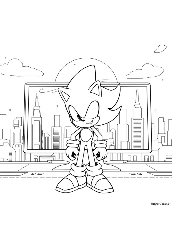 Sonic Exe Desene De Colorat Printabile