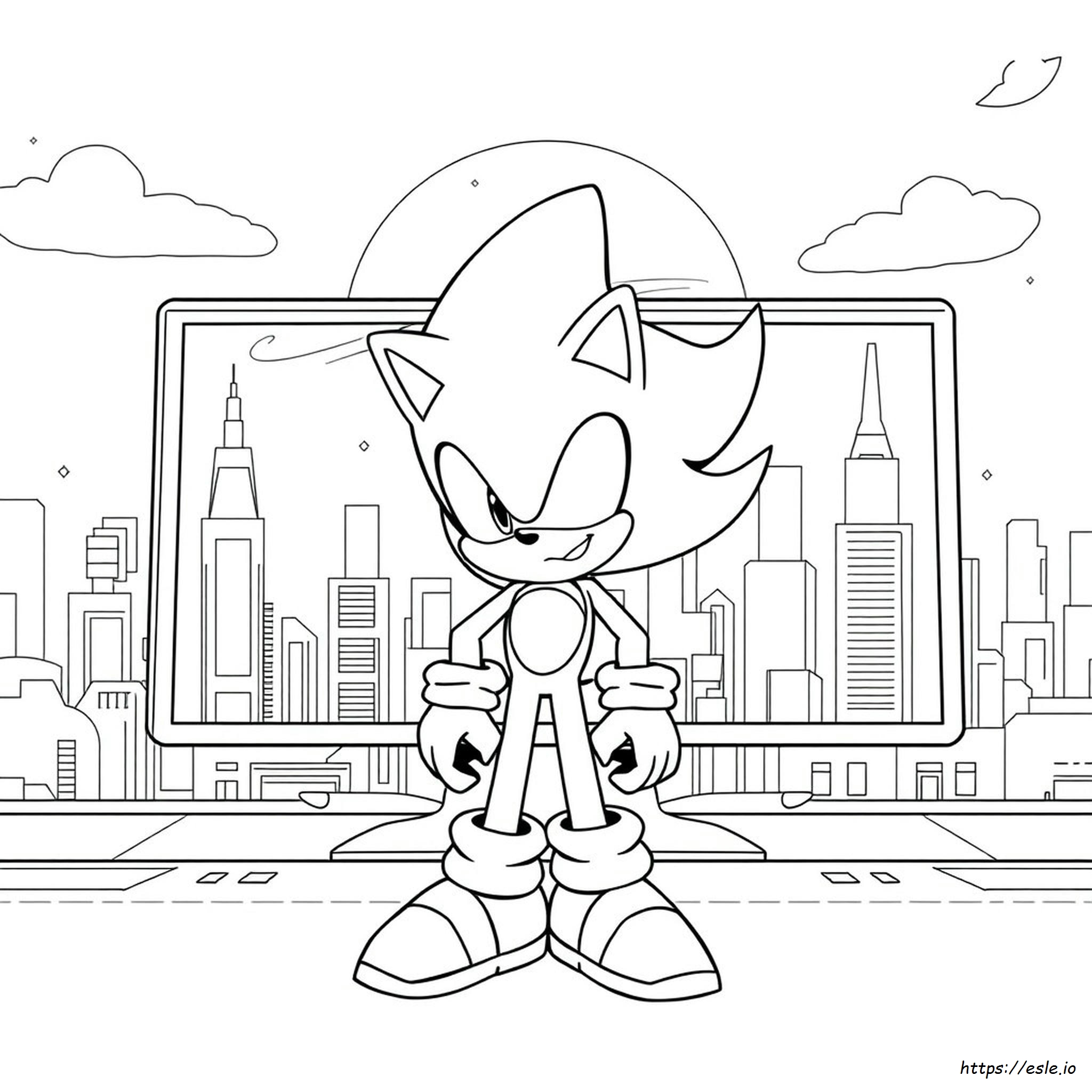 Sonic Exe Printable Coloring Pages