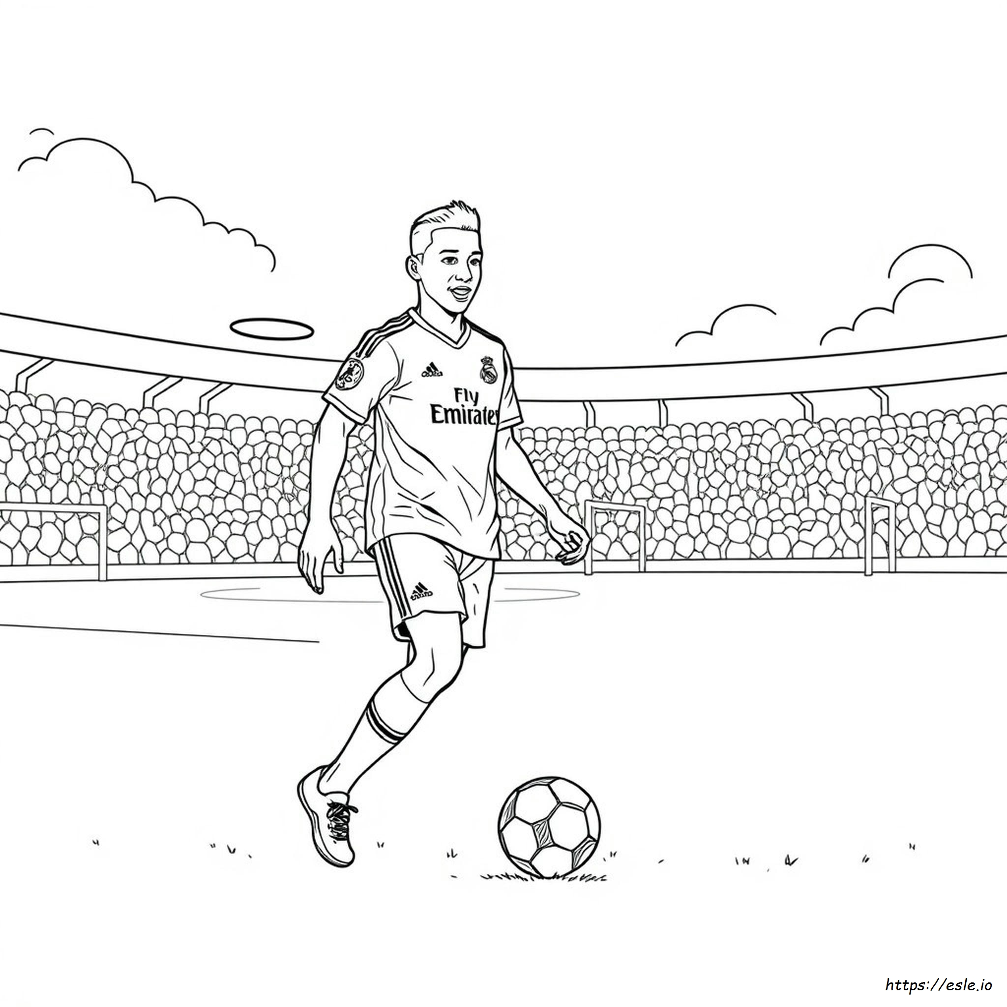 Gambar Mewarnai Mbappe Real Madrid