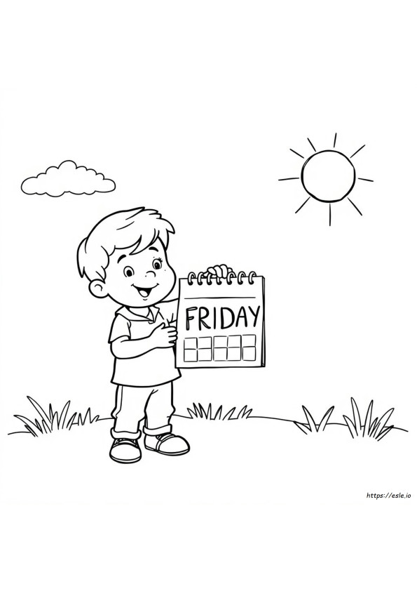 Friday Coloring Pages Free