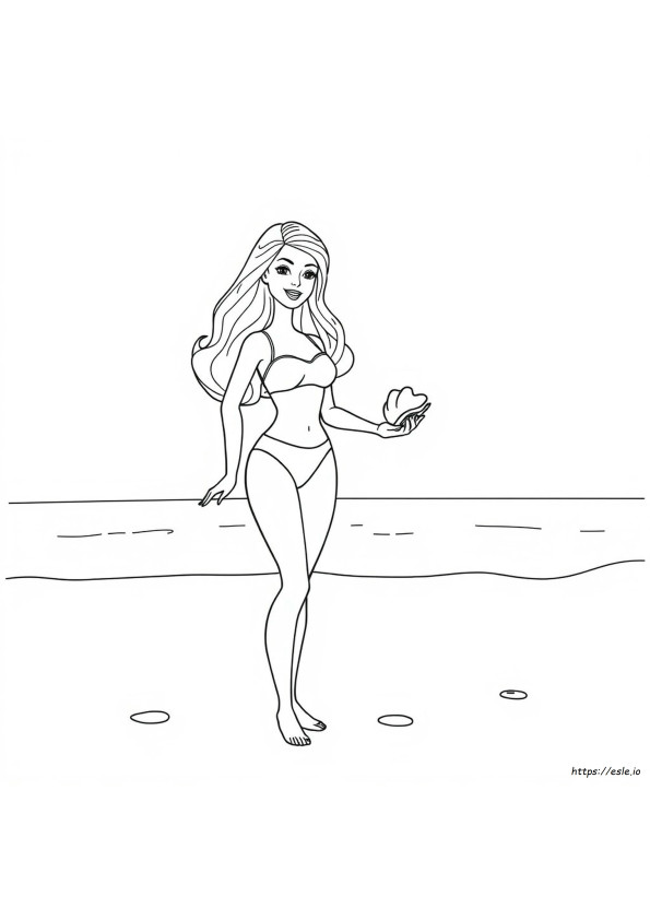 Kids Barbie Coloring Pages