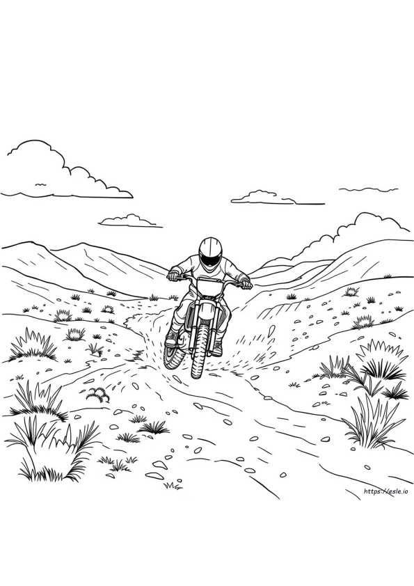 Free Printable Coloring Pages Of Dirt Bikes