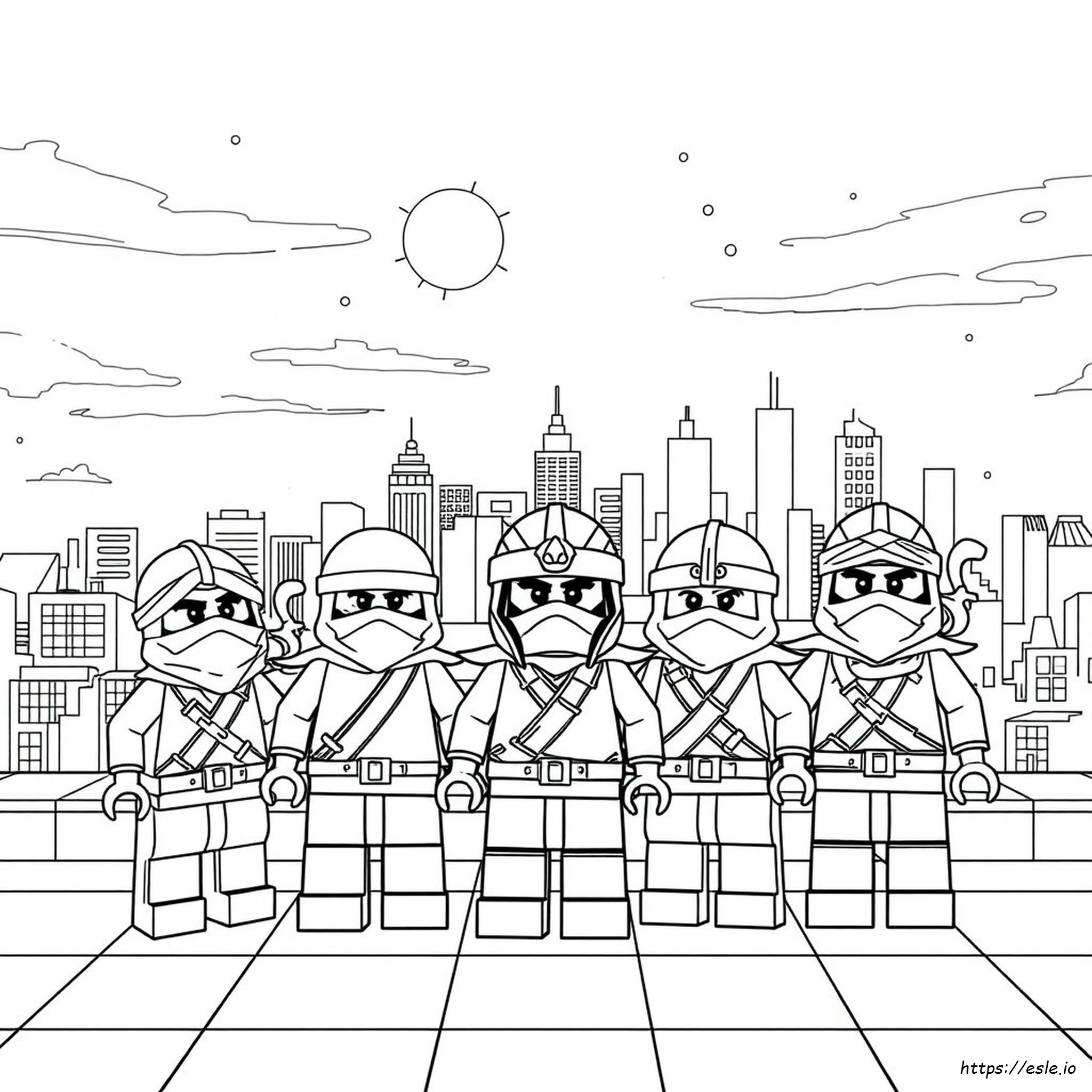 Ninjago Ausmalbild Zum Ausdrucken