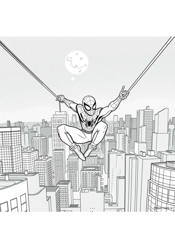 Spider Man Miles Morales Coloring