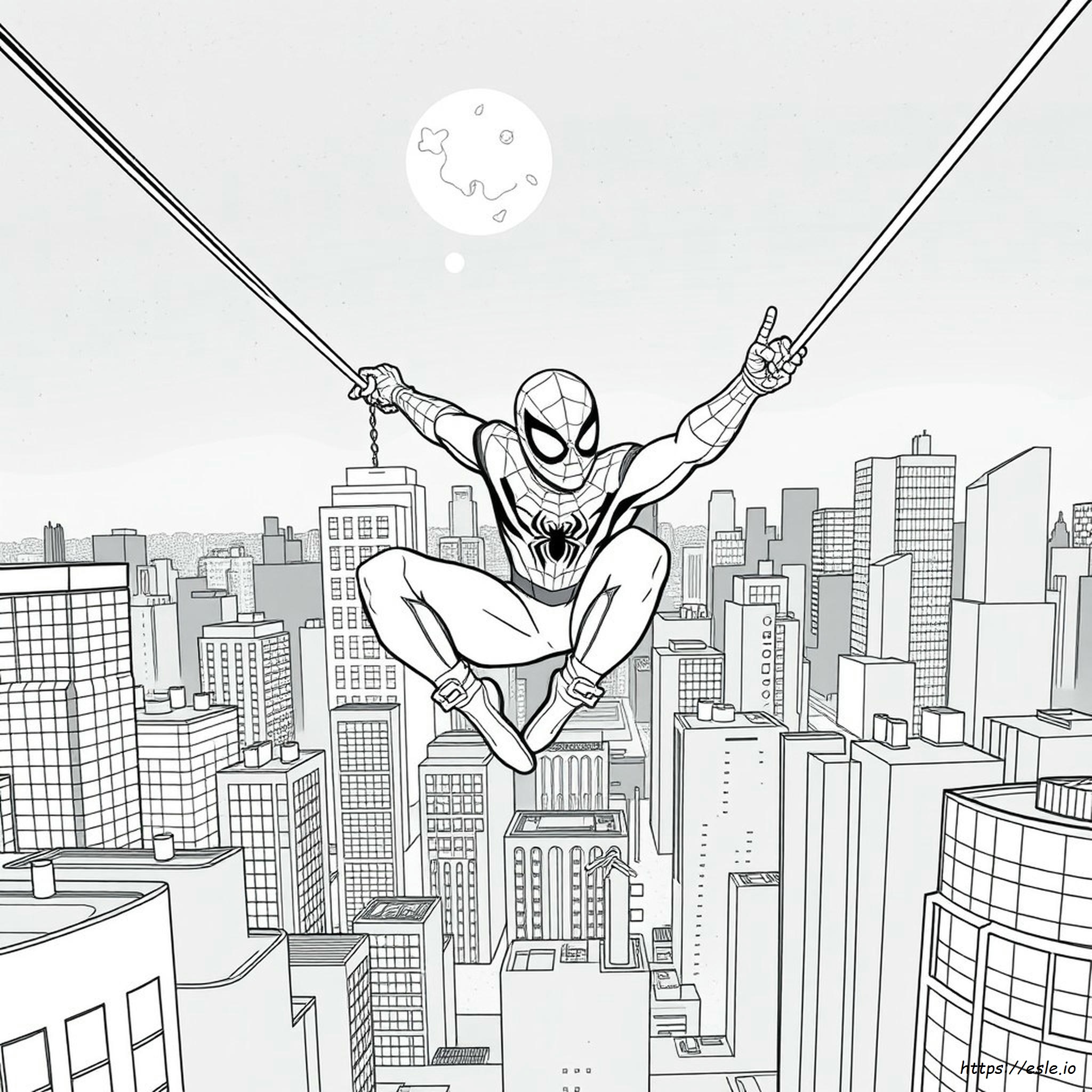Spider-Man Miles Morales Mewarnai