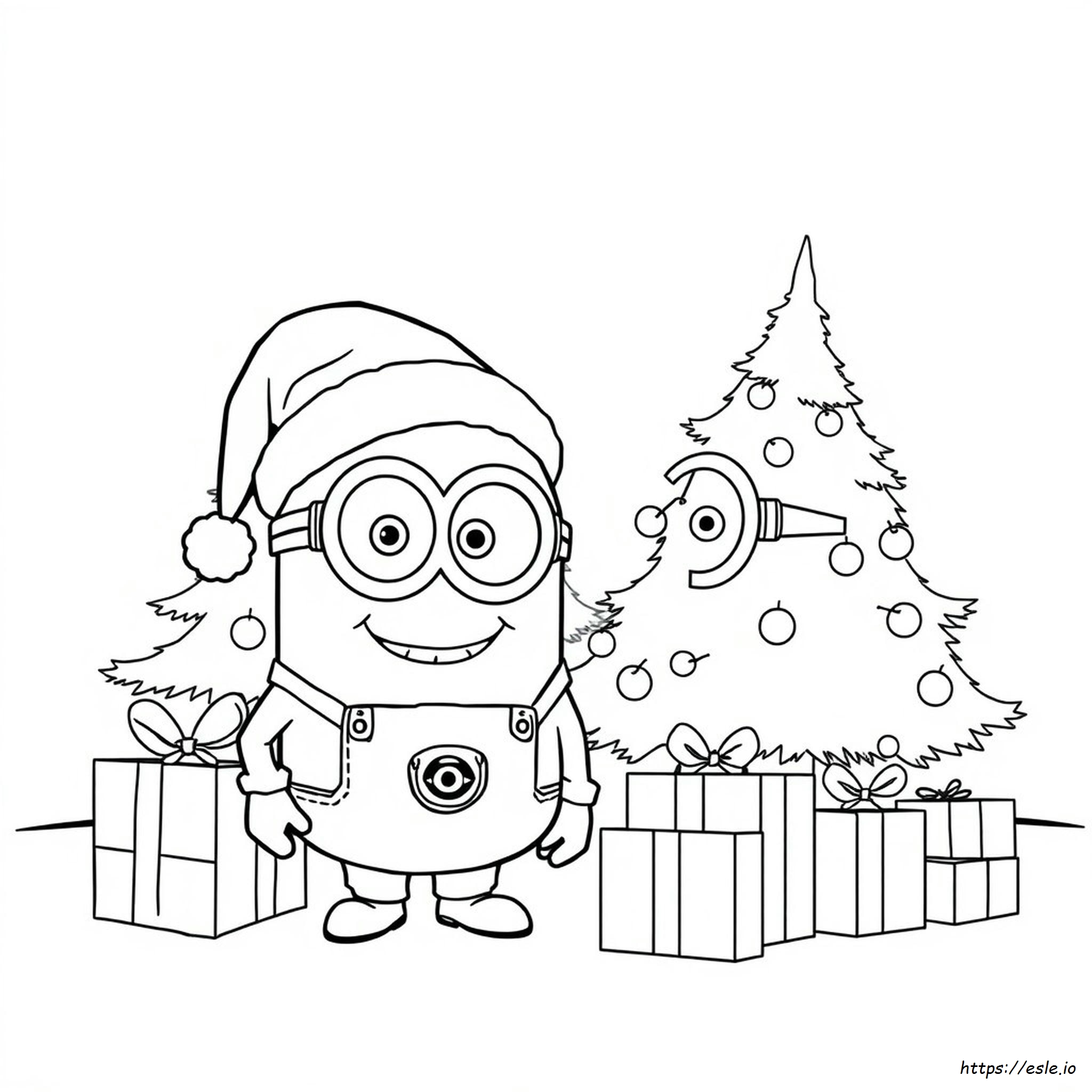 Disegni Da Colorare Di Minions Natalizi Carini