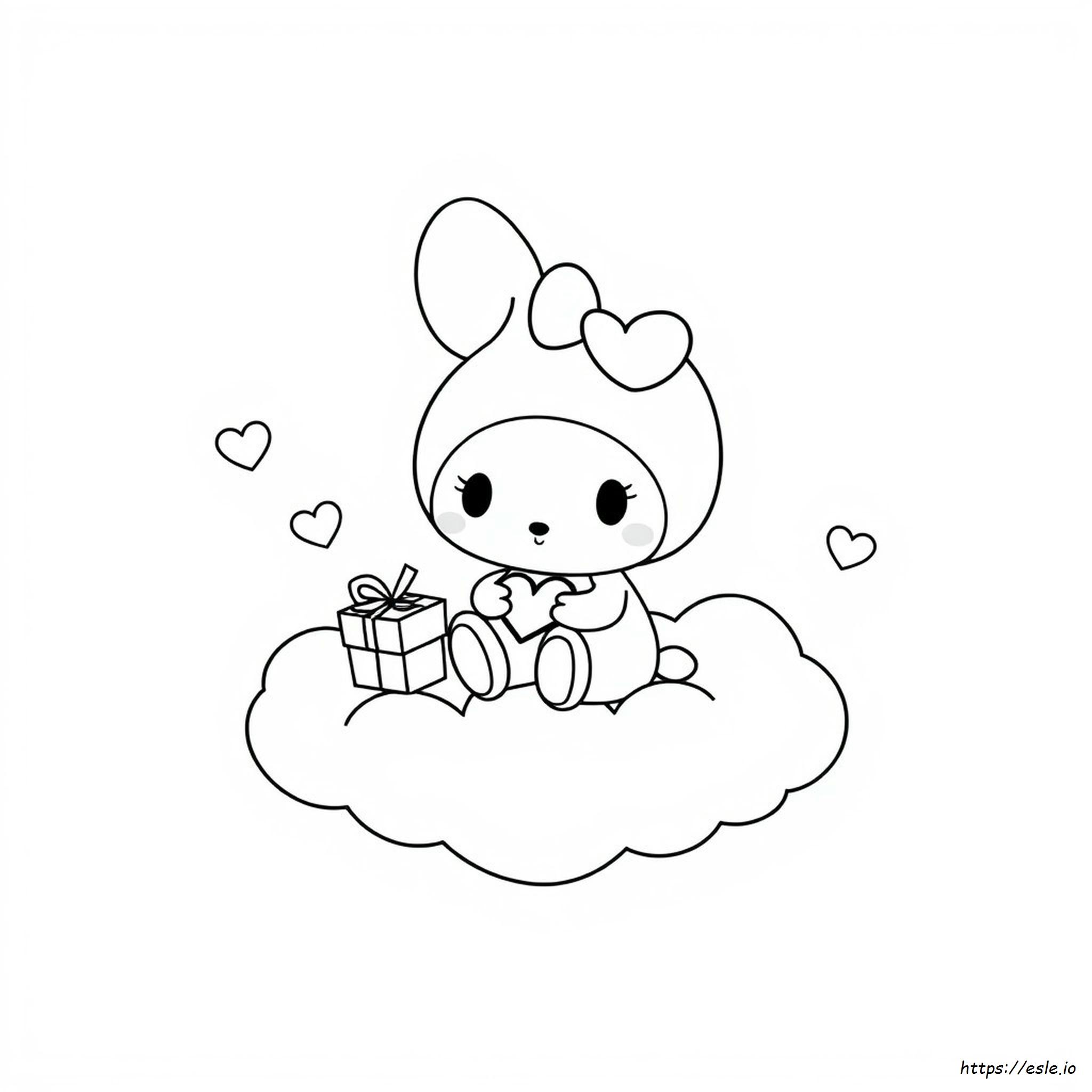 Cute My Melody Colouring Pages