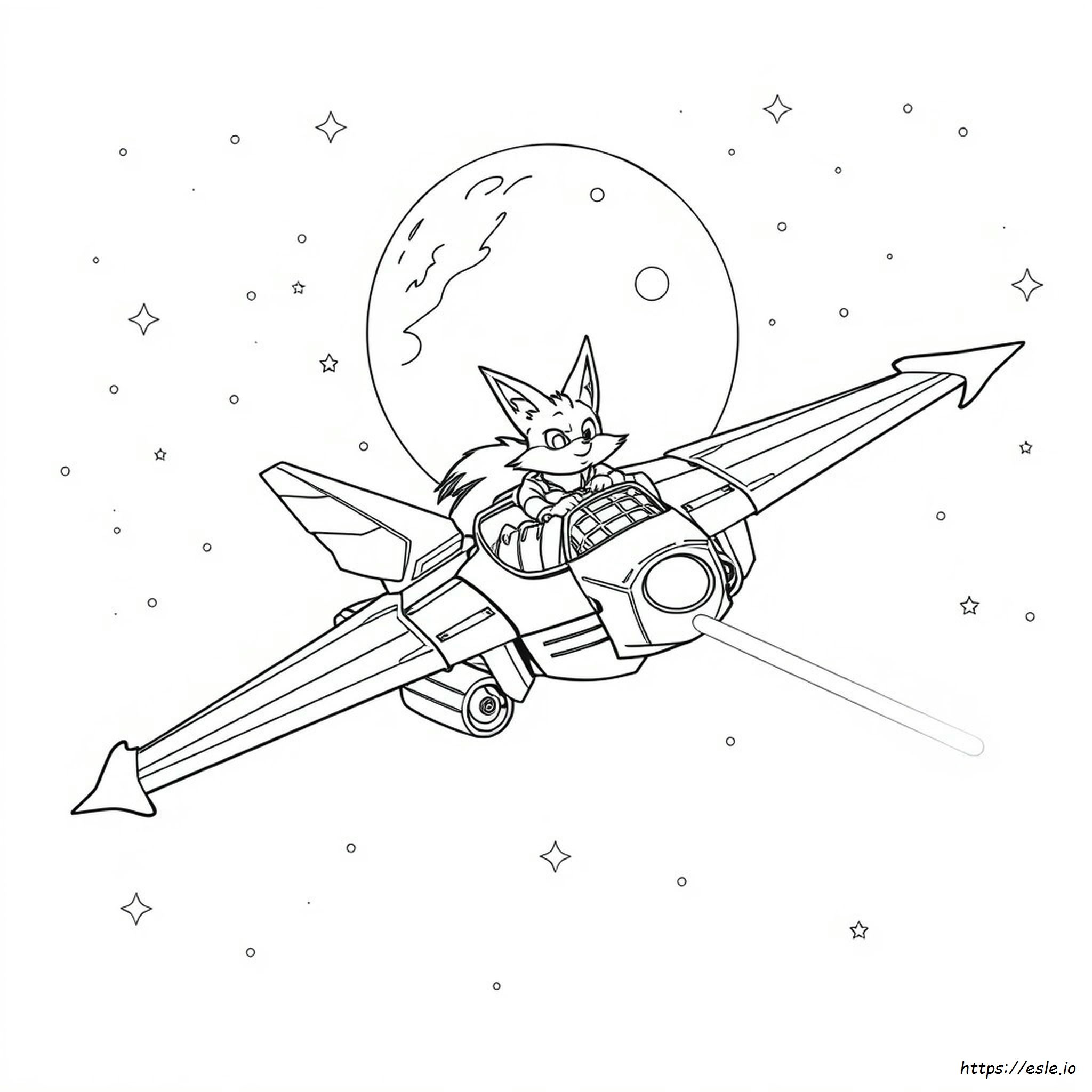 Gambar Mewarnai Starfox