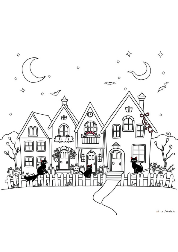 Pagini De Colorat De Halloween Pentru Adulți, Pdf Gratuit