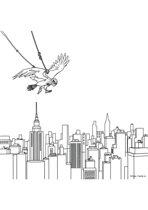 Spider Man Vulture Coloring Page