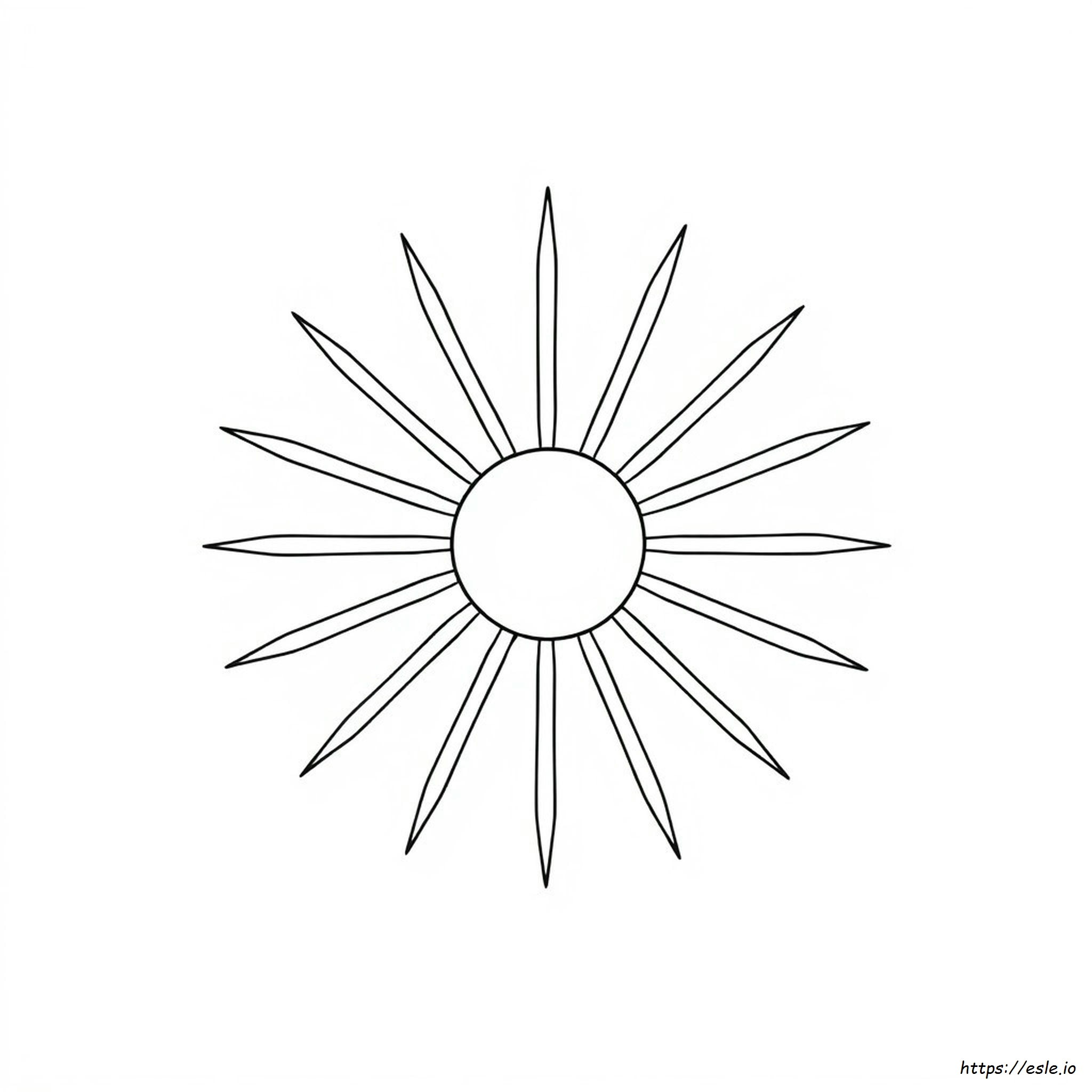 Coloriage Soleil À Imprimer - Dessin Gratuit