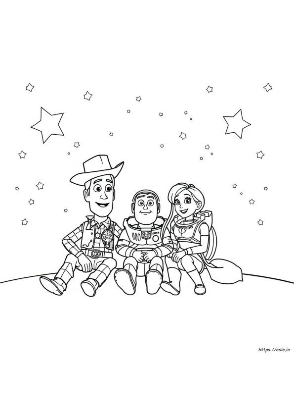 Toy Story Kleurplaten
