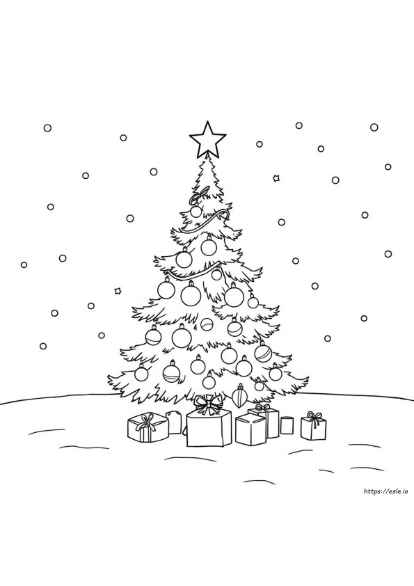 Hard Christmas Colouring