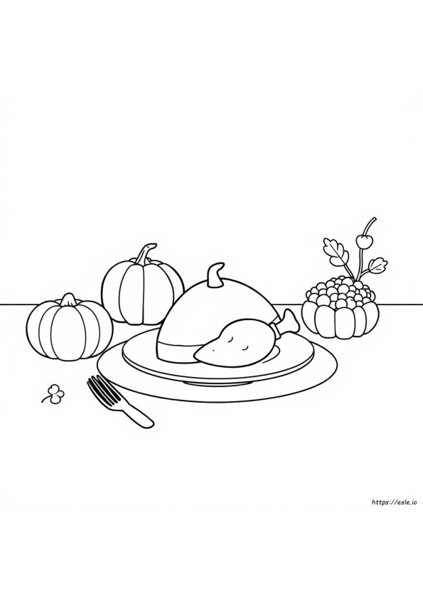 Disegni Da Colorare Per Il Ringraziamento