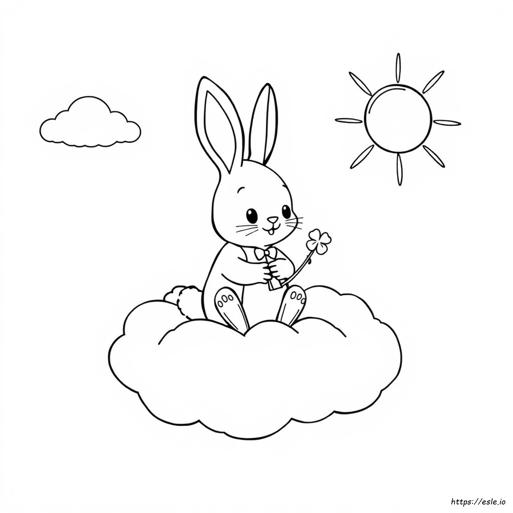 Cute Bunny Coloring Pages For Adults