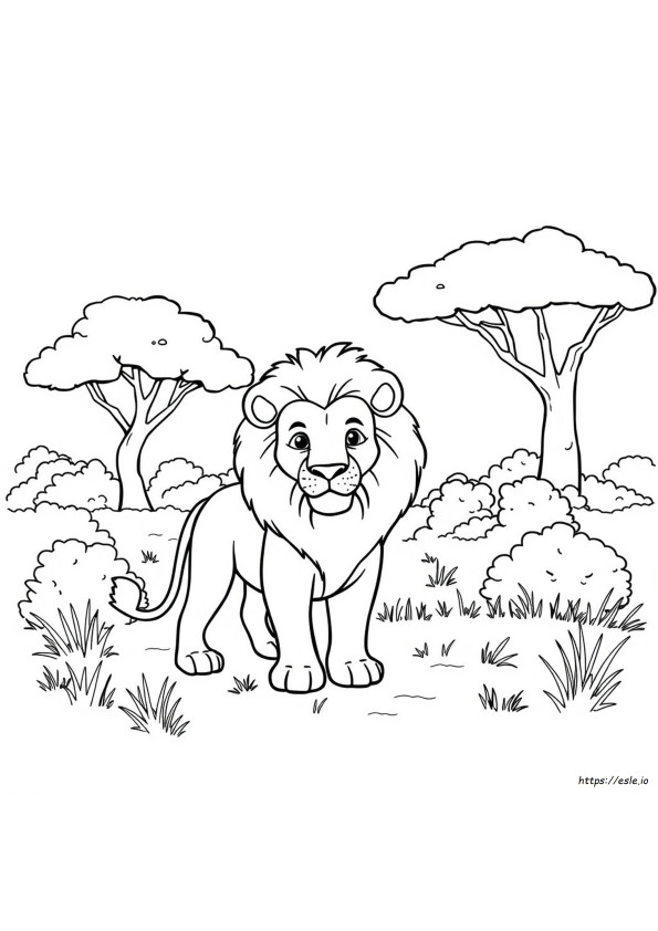 Free Printable Lion Coloring Pages