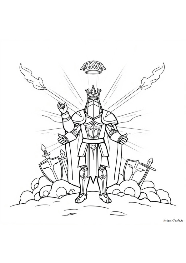 Printable Armour Of God Coloring Page