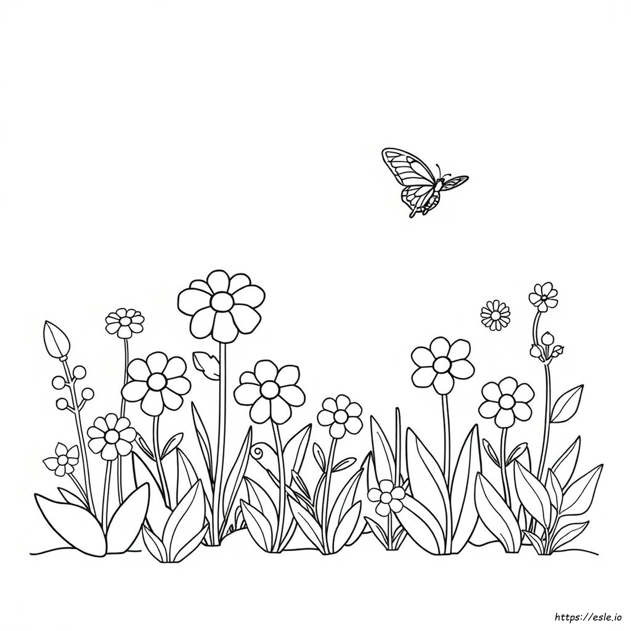 Pagine Da Colorare Da Stampare Giardino