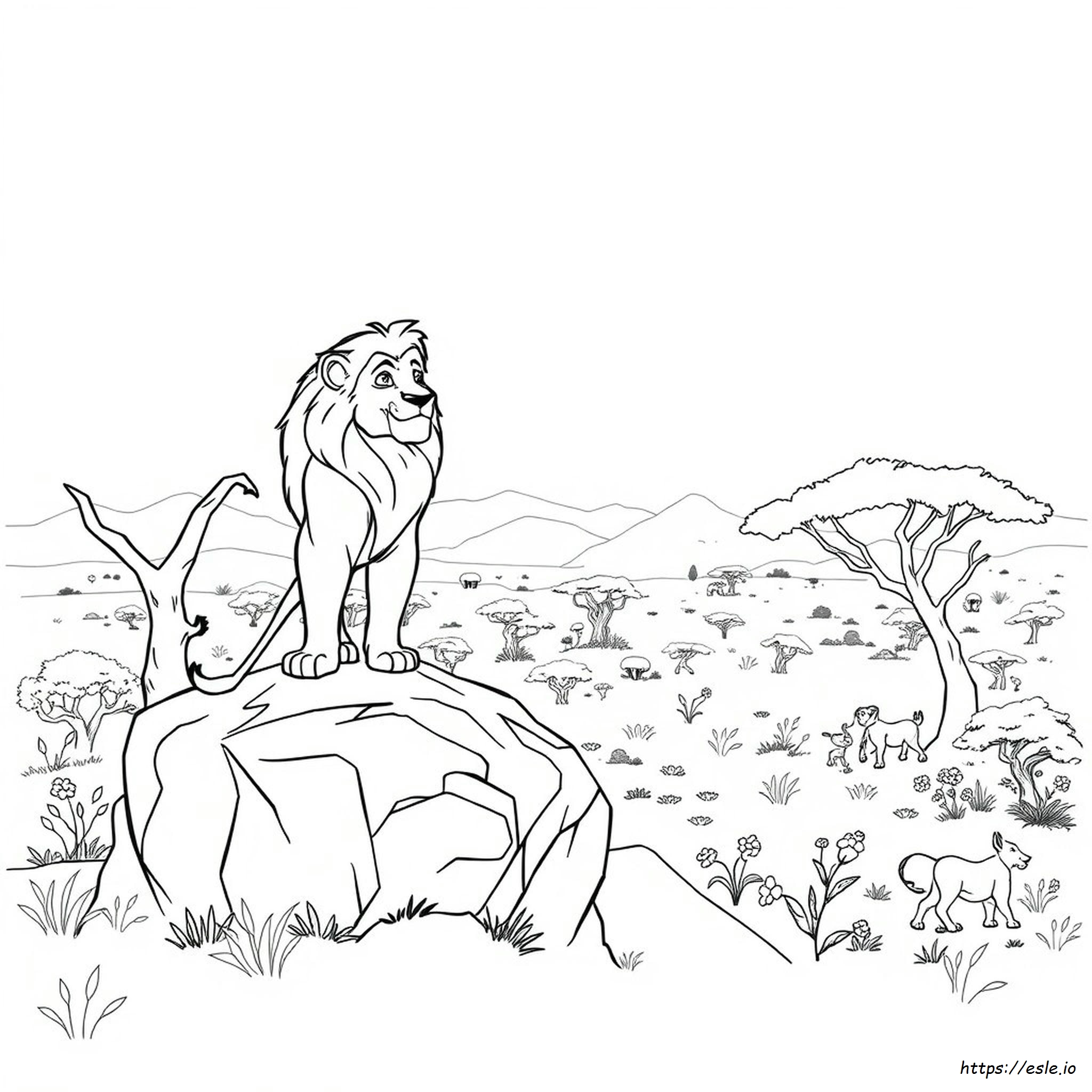 Lion King 2 Coloring
