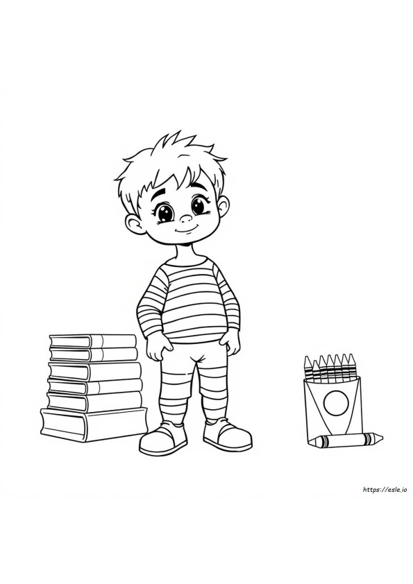 Bad Case Of Stripes Coloring Page