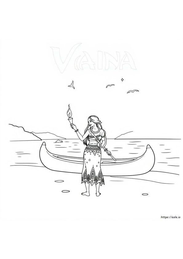 Vaiana Coloring Book