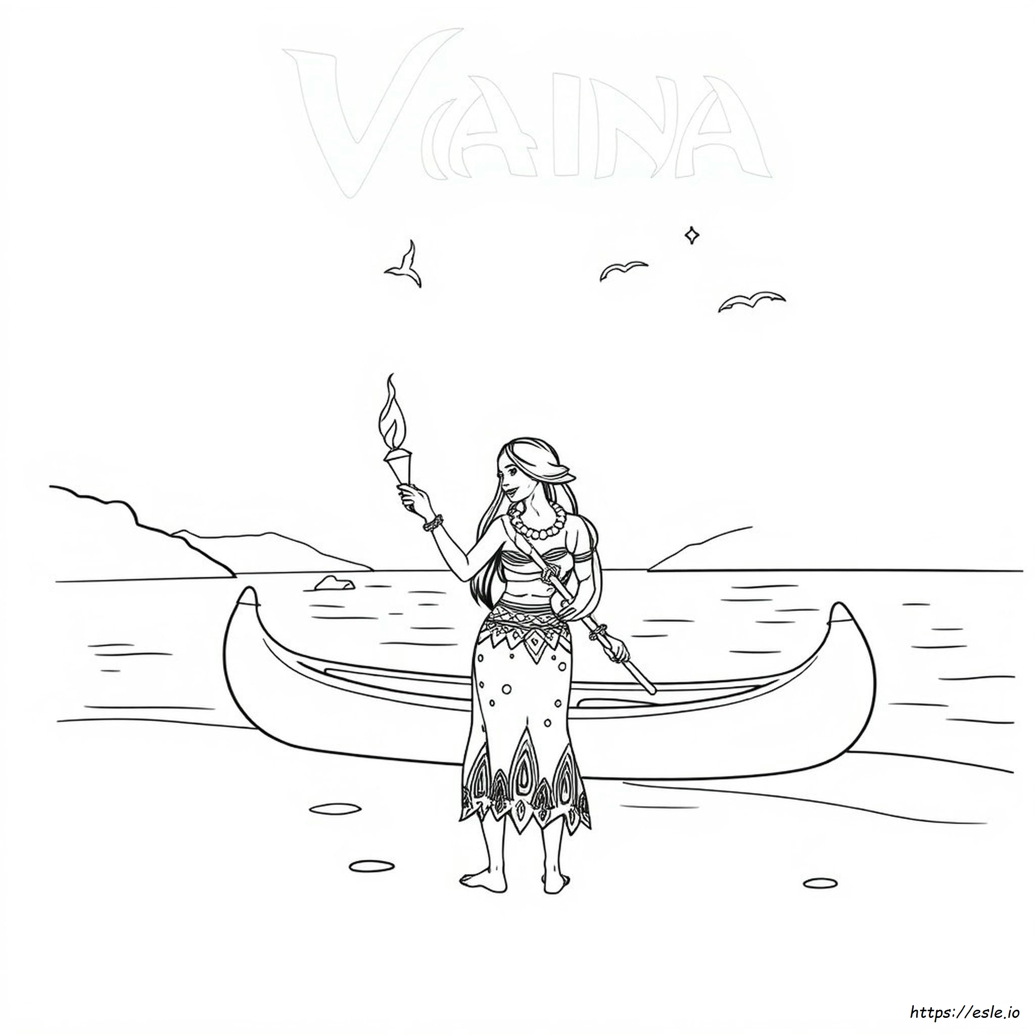 Kolorowanka Vaiana