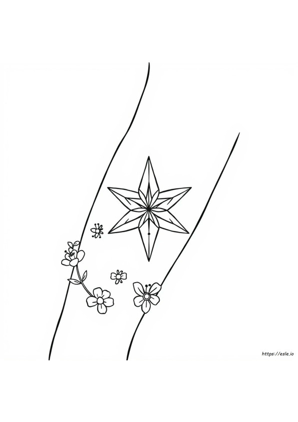 Disegni Da Colorare Di Tatuaggi Contorno Stampabili