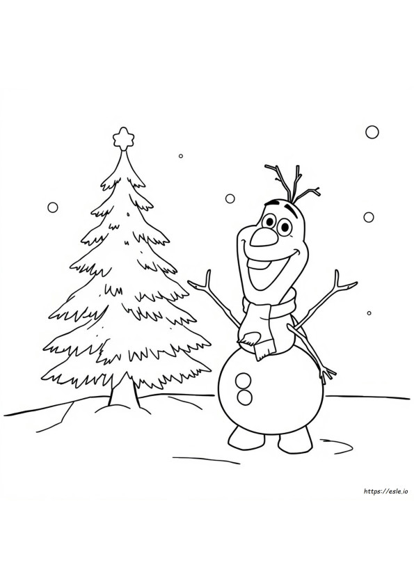Olaf Coloring Pages