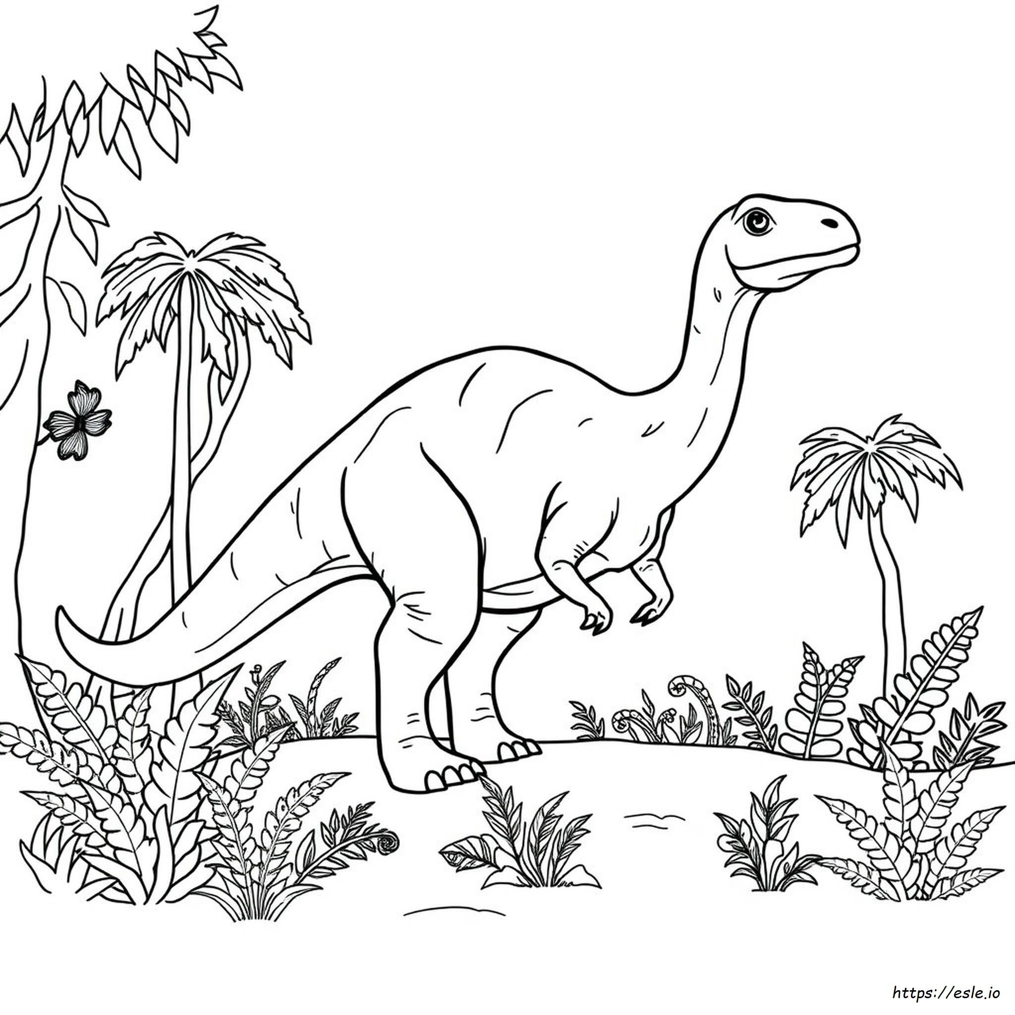 Edmontosaurus Coloring Page