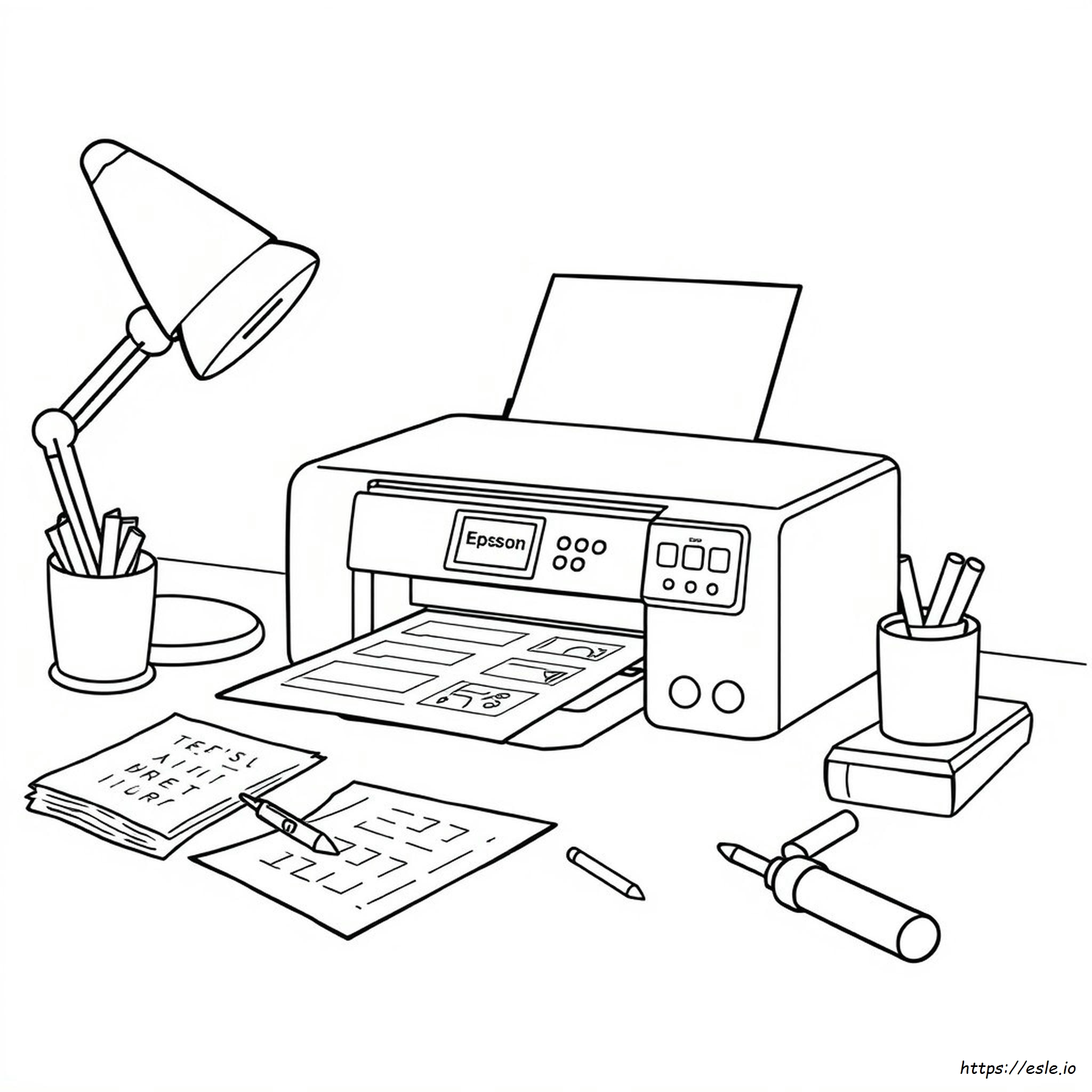 L'encre Couleur De L'imprimante Epson Ne Fonctionne Pas