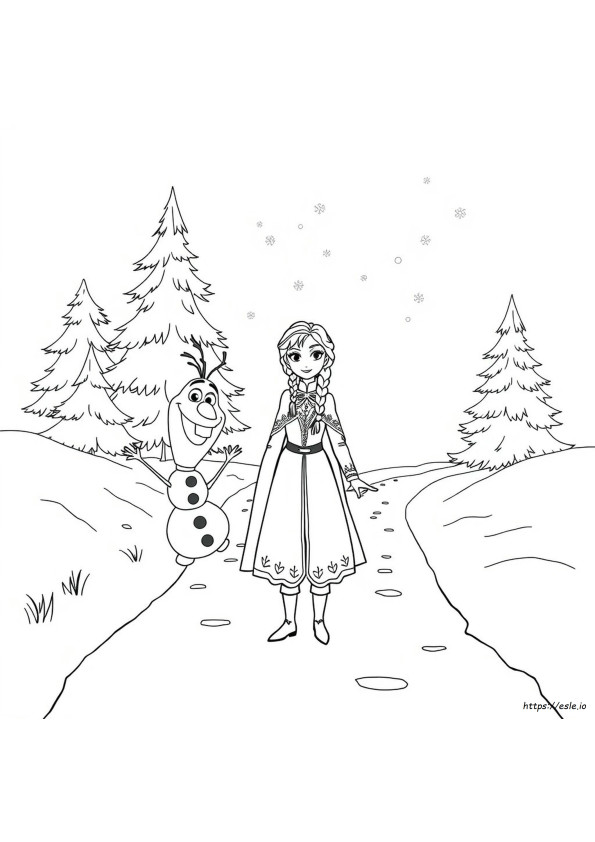 Anna Coloring Pages To Print