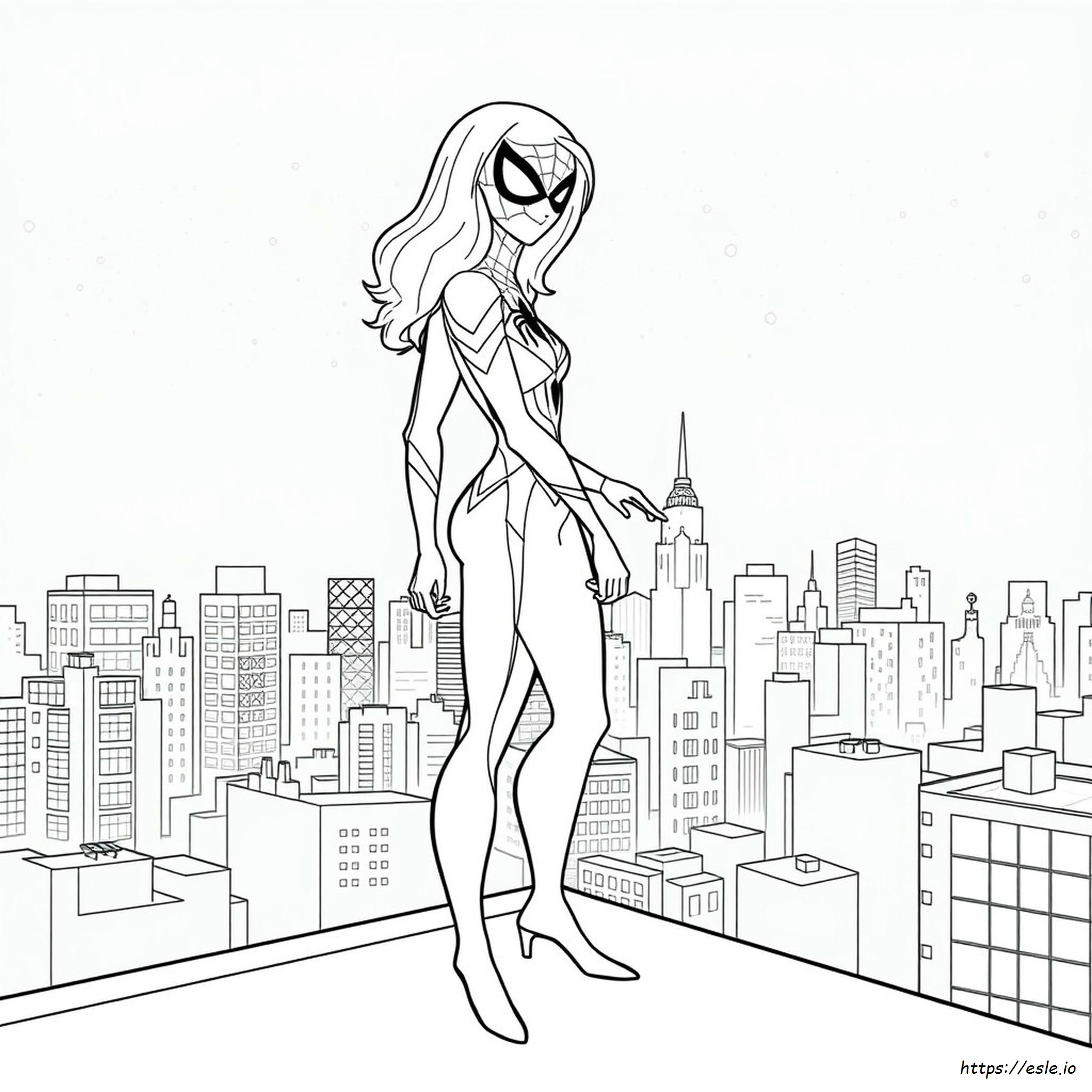 Spider-Gwen Da Colorare