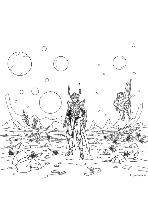Coloriage Spryzen Requiem
