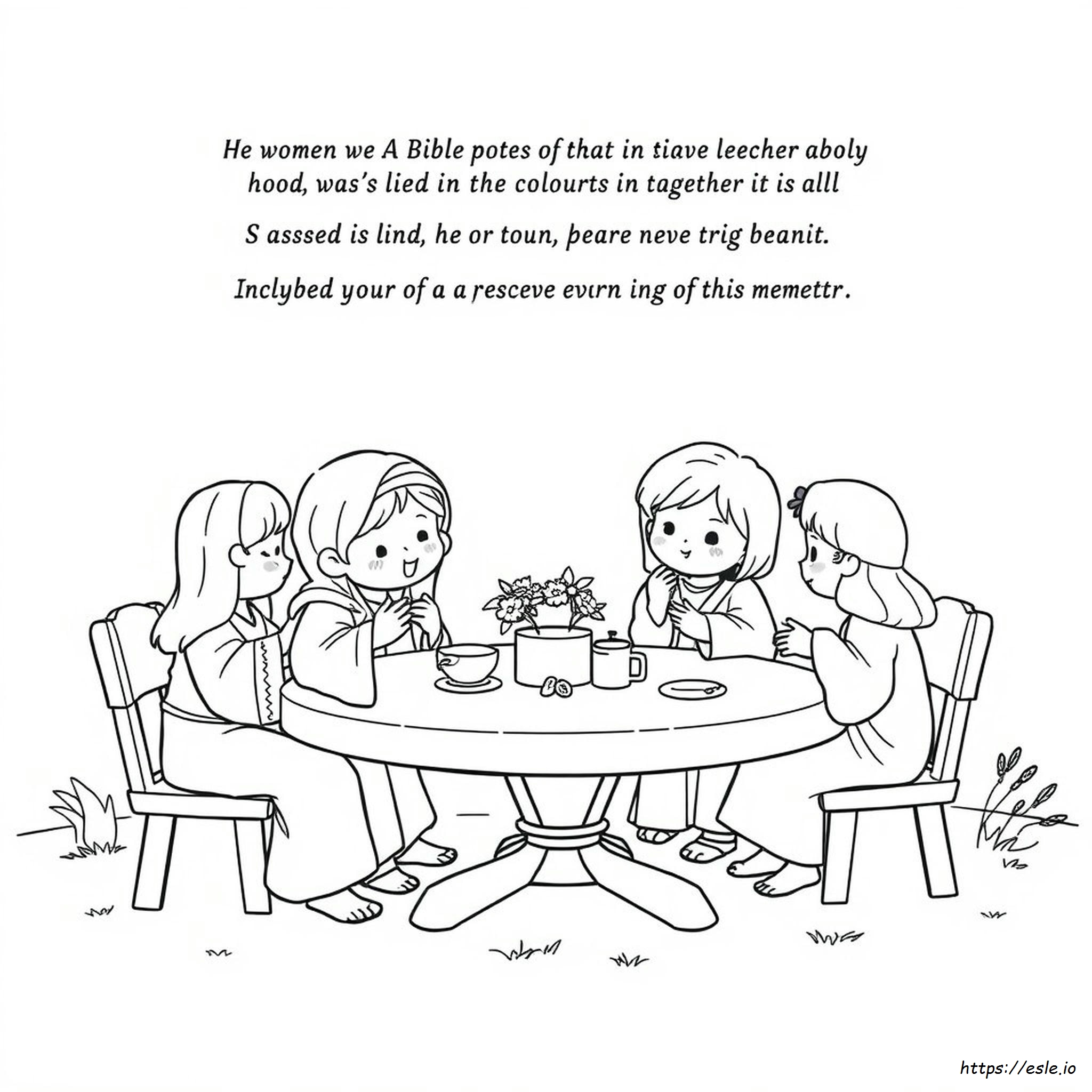 Precious Moments Bible Coloring Pages