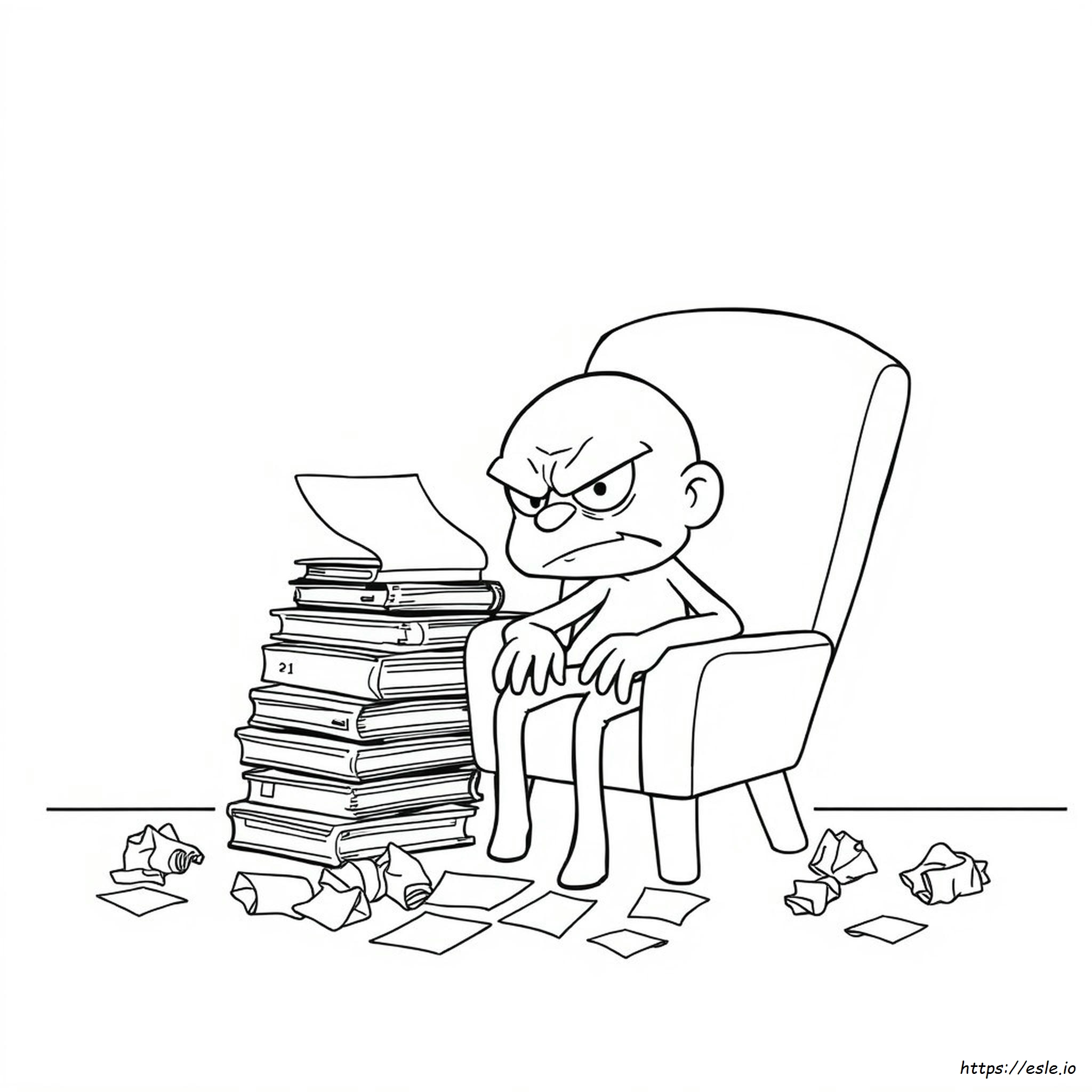 Gambar Mewarnai Jelek