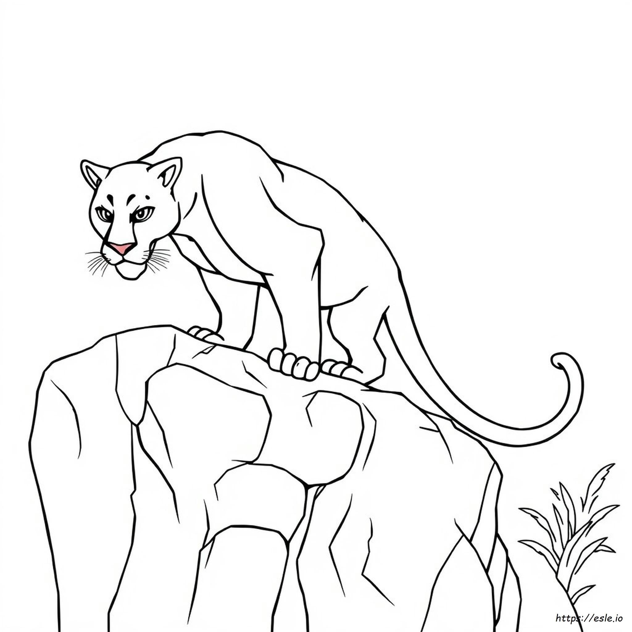 Black Panther Coloring Page