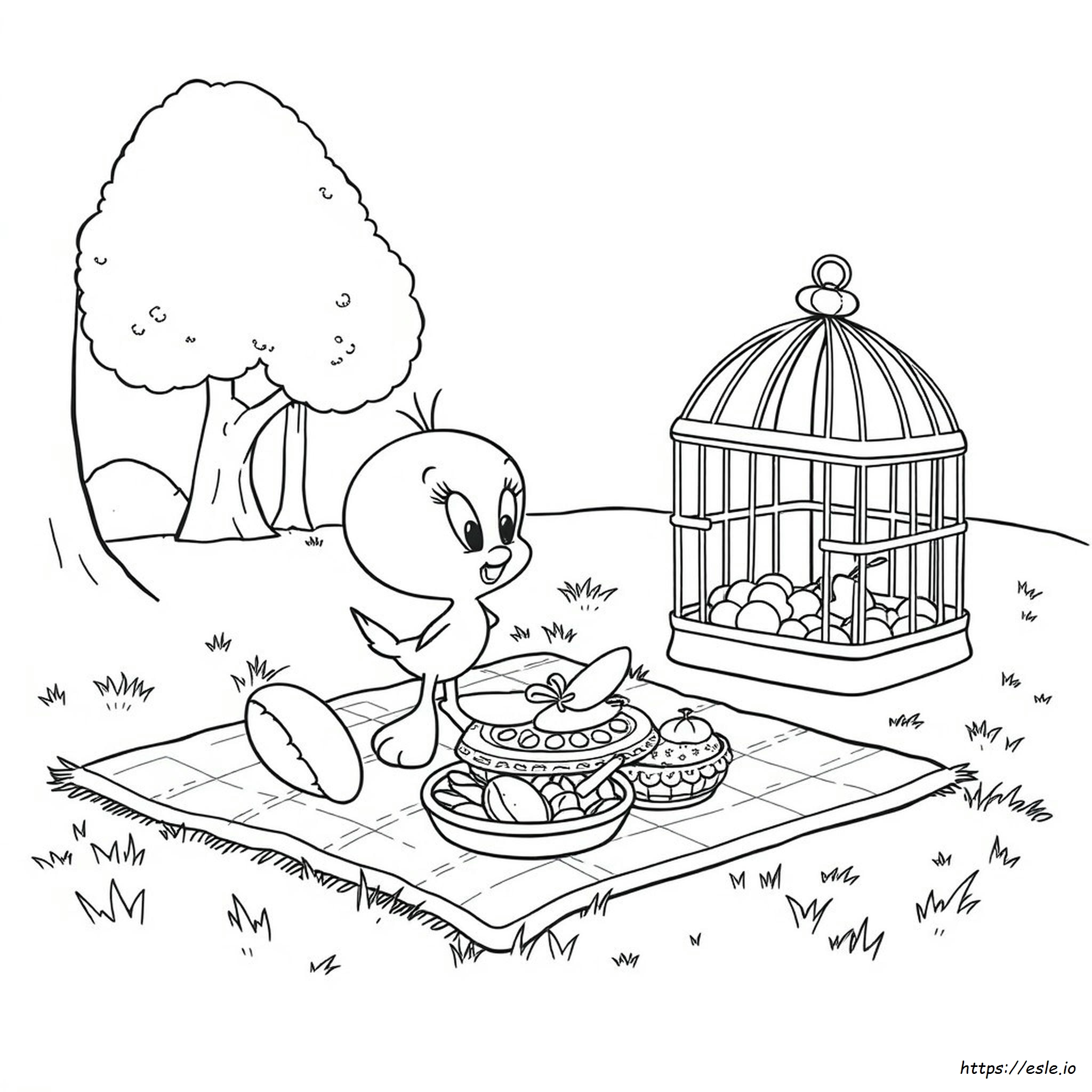 Tweety Colouring Pages