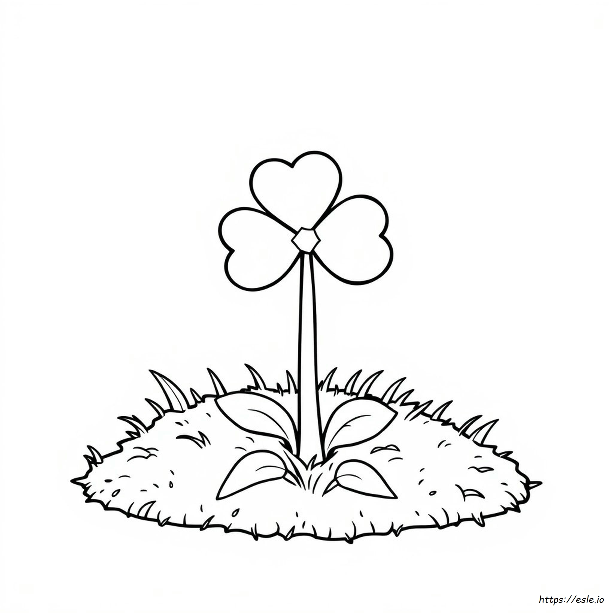 Free Printable Shamrock Coloring Page