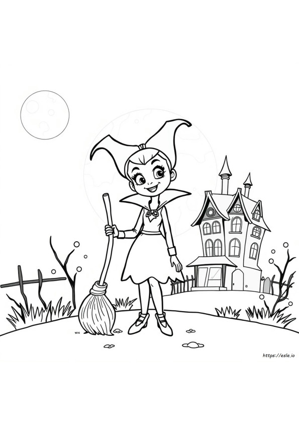 Buku Mewarnai Vampirina