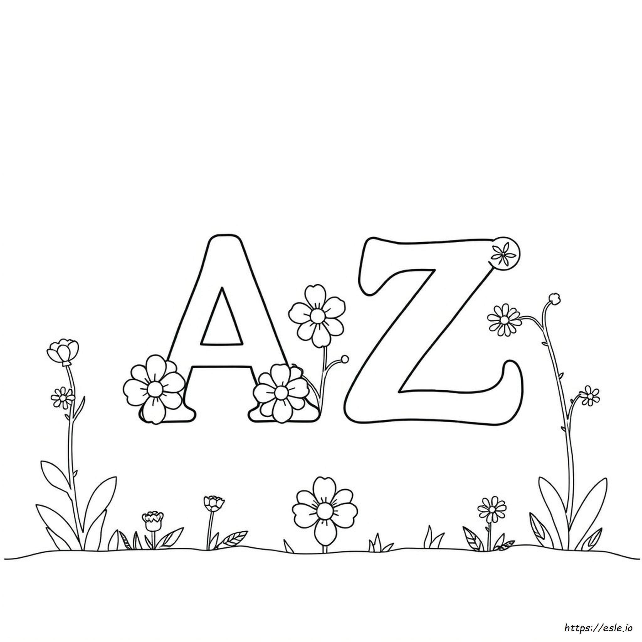 Colorful Title Page - Free Printable Coloring Page