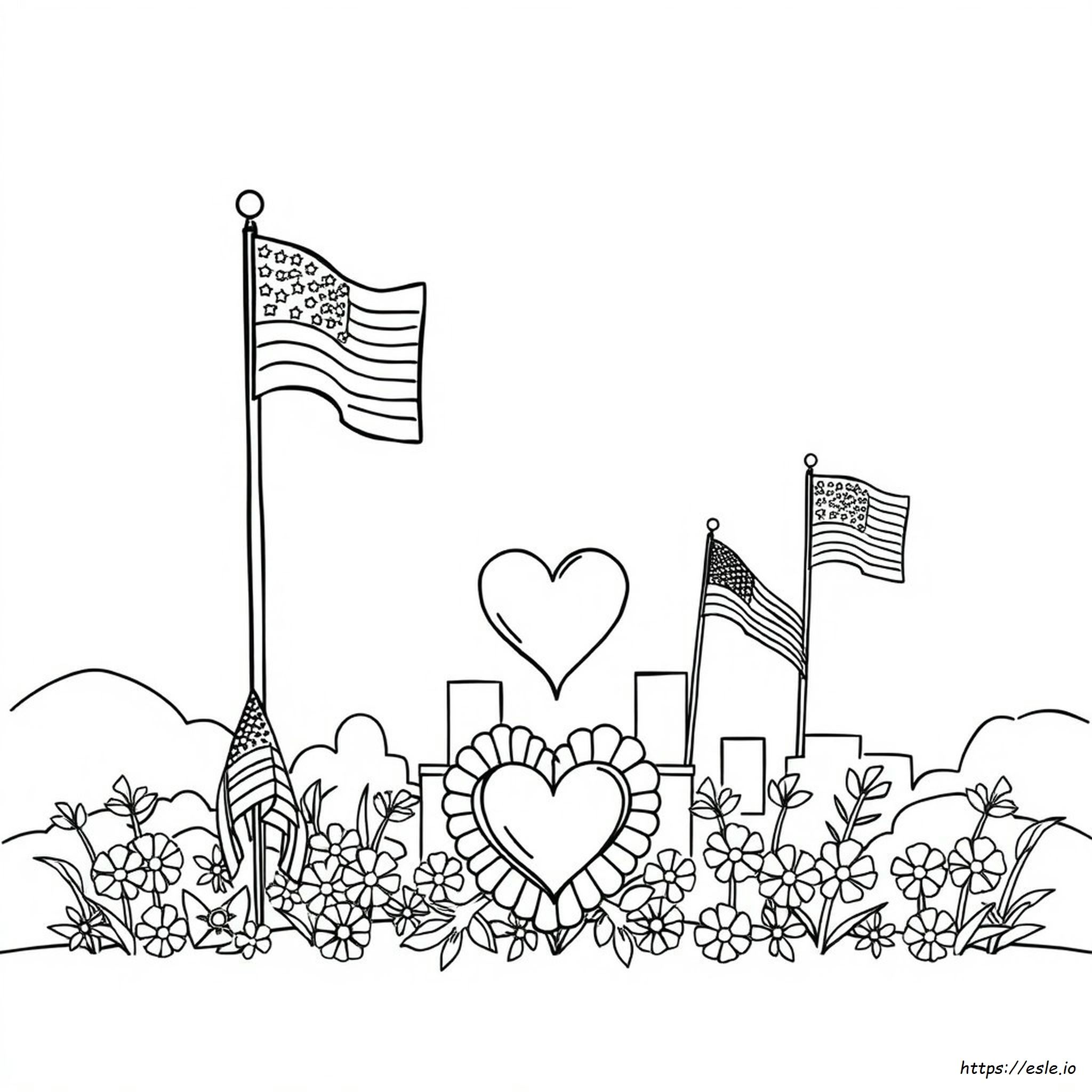 September 11Th Coloring Page - Free Printable
