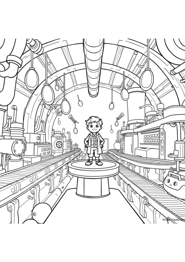 Activity Charlie And The Chocolate Factory Coloring Pages