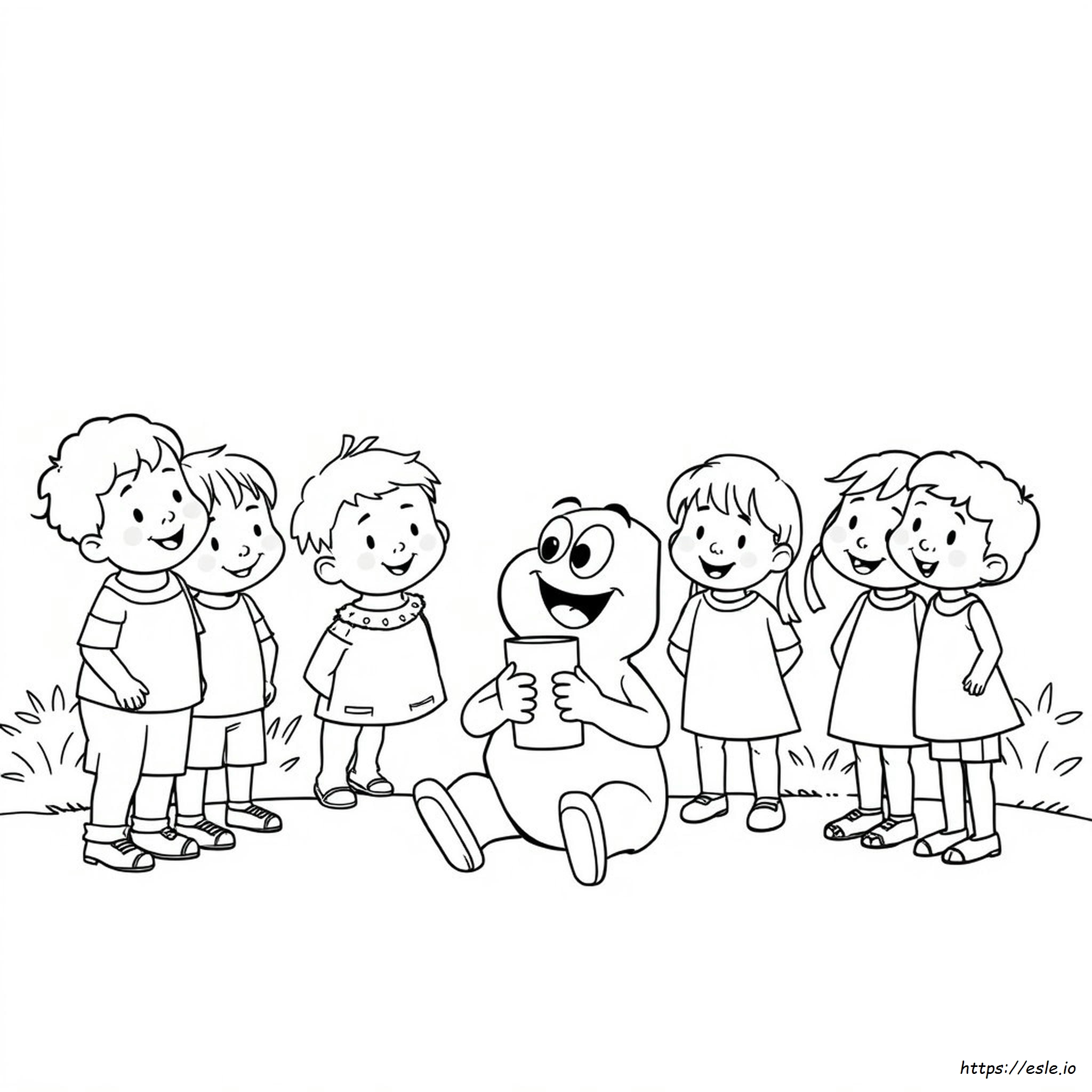Blippi Colouring Pages