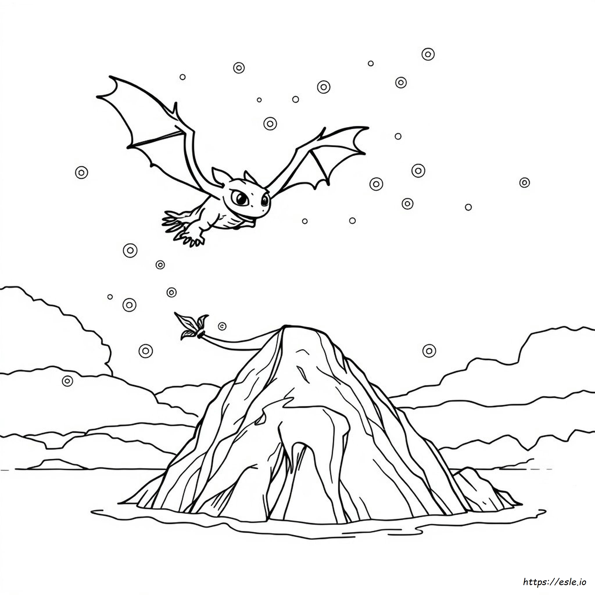 Toothless The Dragon Coloring Pages