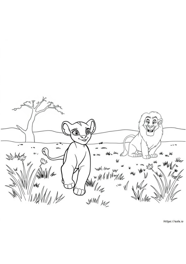 Kiara Coloring Pages