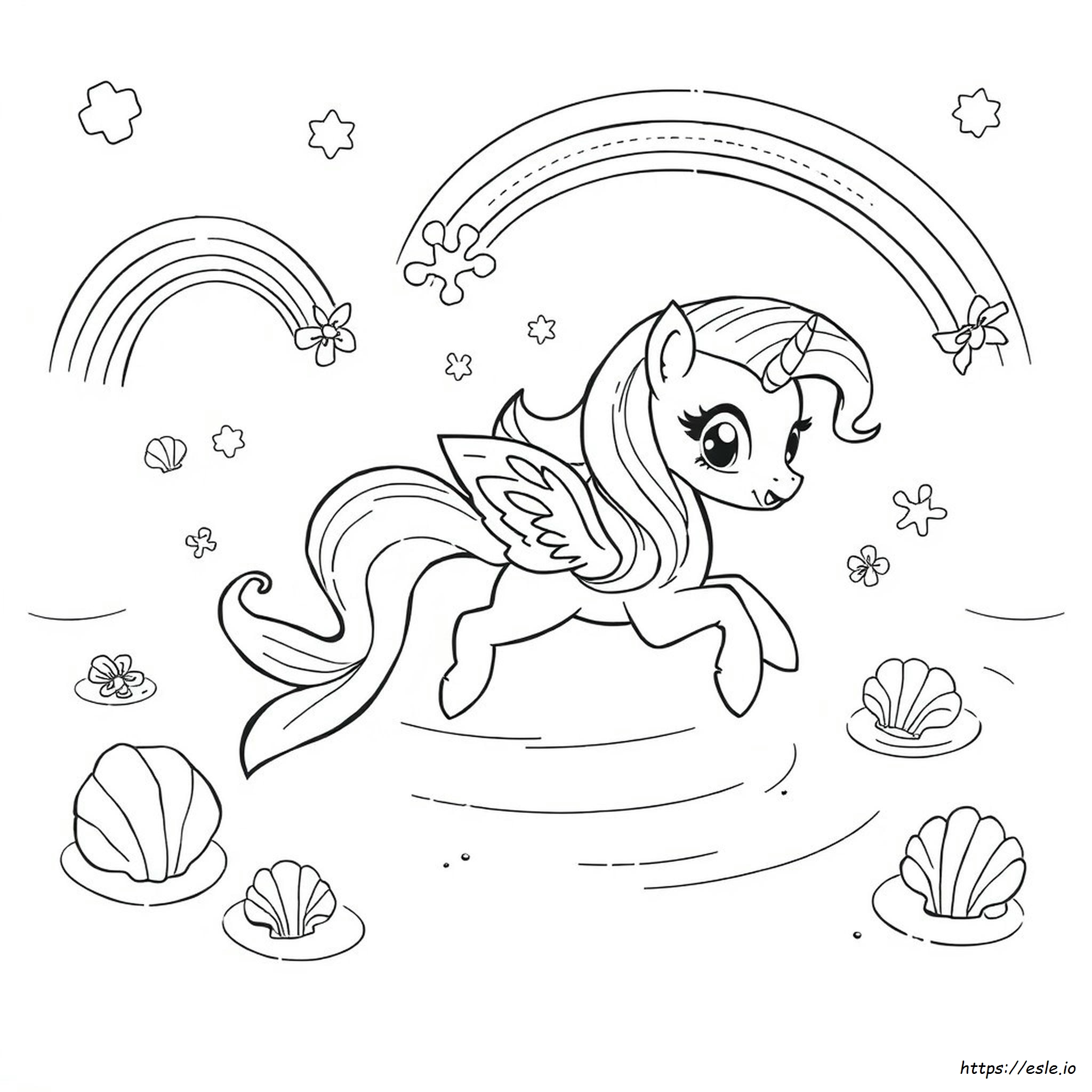 Twilight Sparkle Mermaid Coloring Page